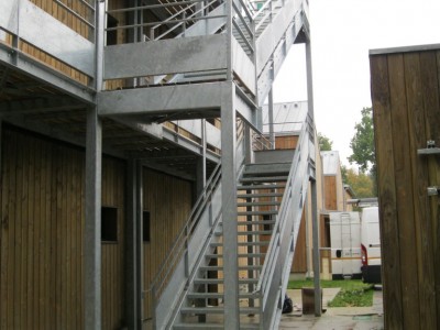 Escalier metallique habitations