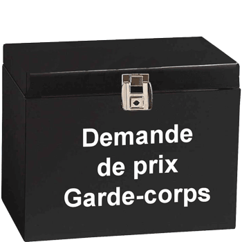 Formulaire de demande de prix Garde-corps