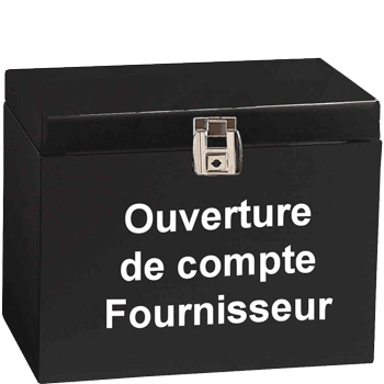 Formulaire d'ouverture de compte fournisseur